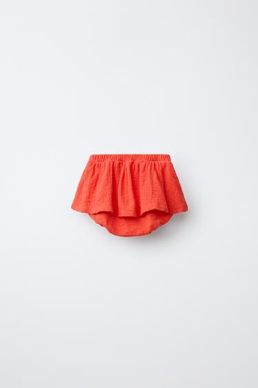 CULOTTE-JUPE COMBINÉE - Rouge de Zara - Image 1