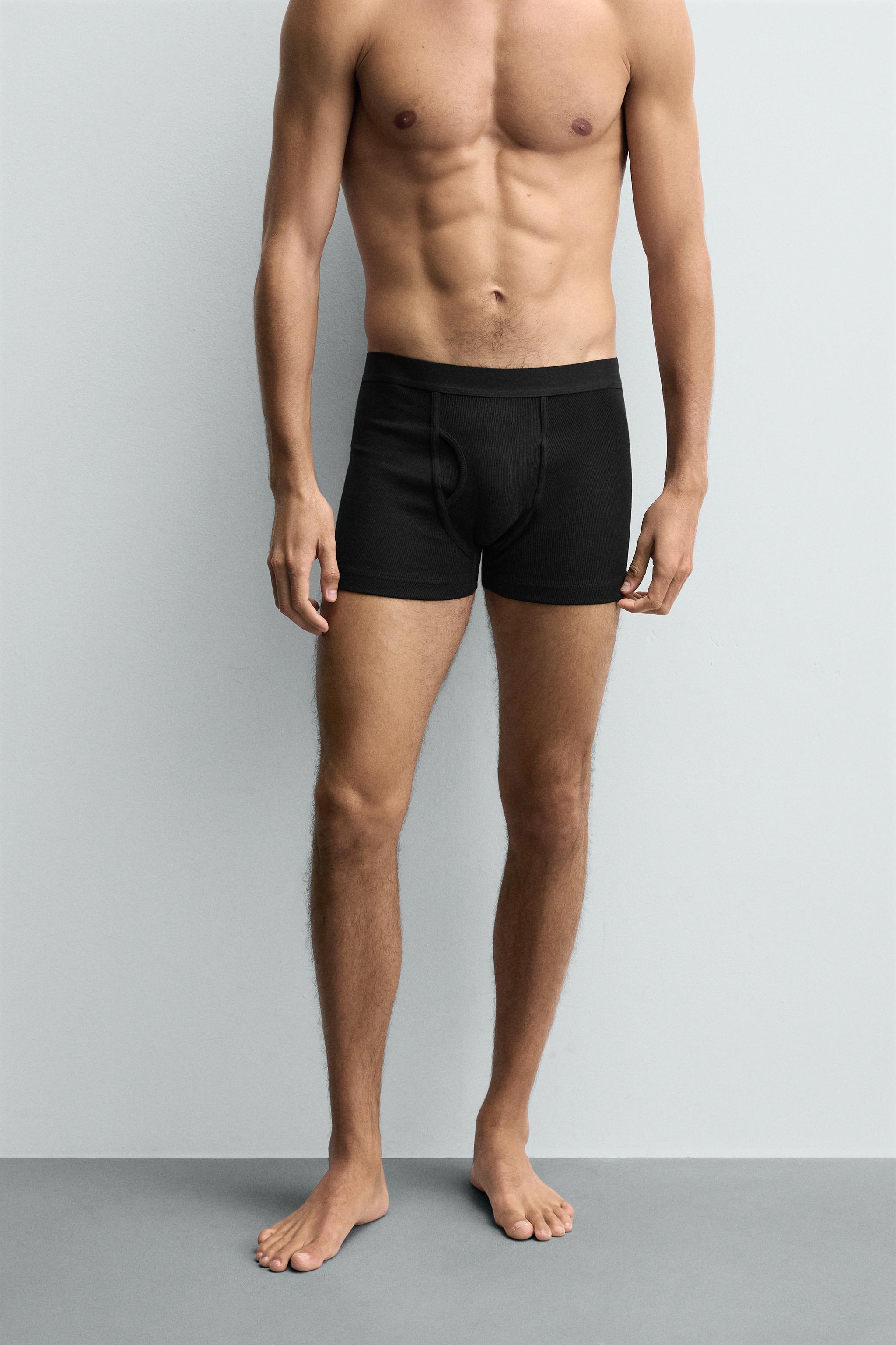 RIB BOXER THREE-PACK