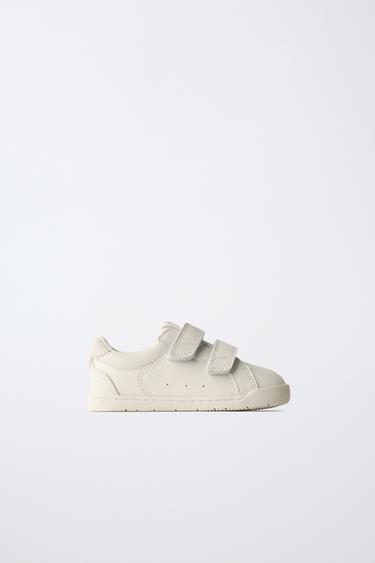 КОЖАНЫЕ КРОССОВКИ BAREFOOT — Белый от Zara