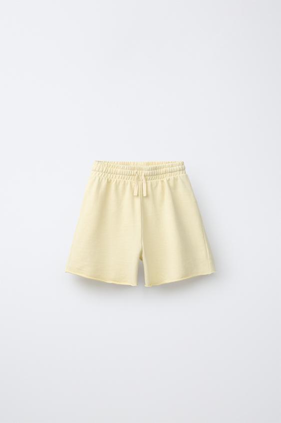 PLAIN BERMUDA SHORTS - Yellow by Zara - Image 0