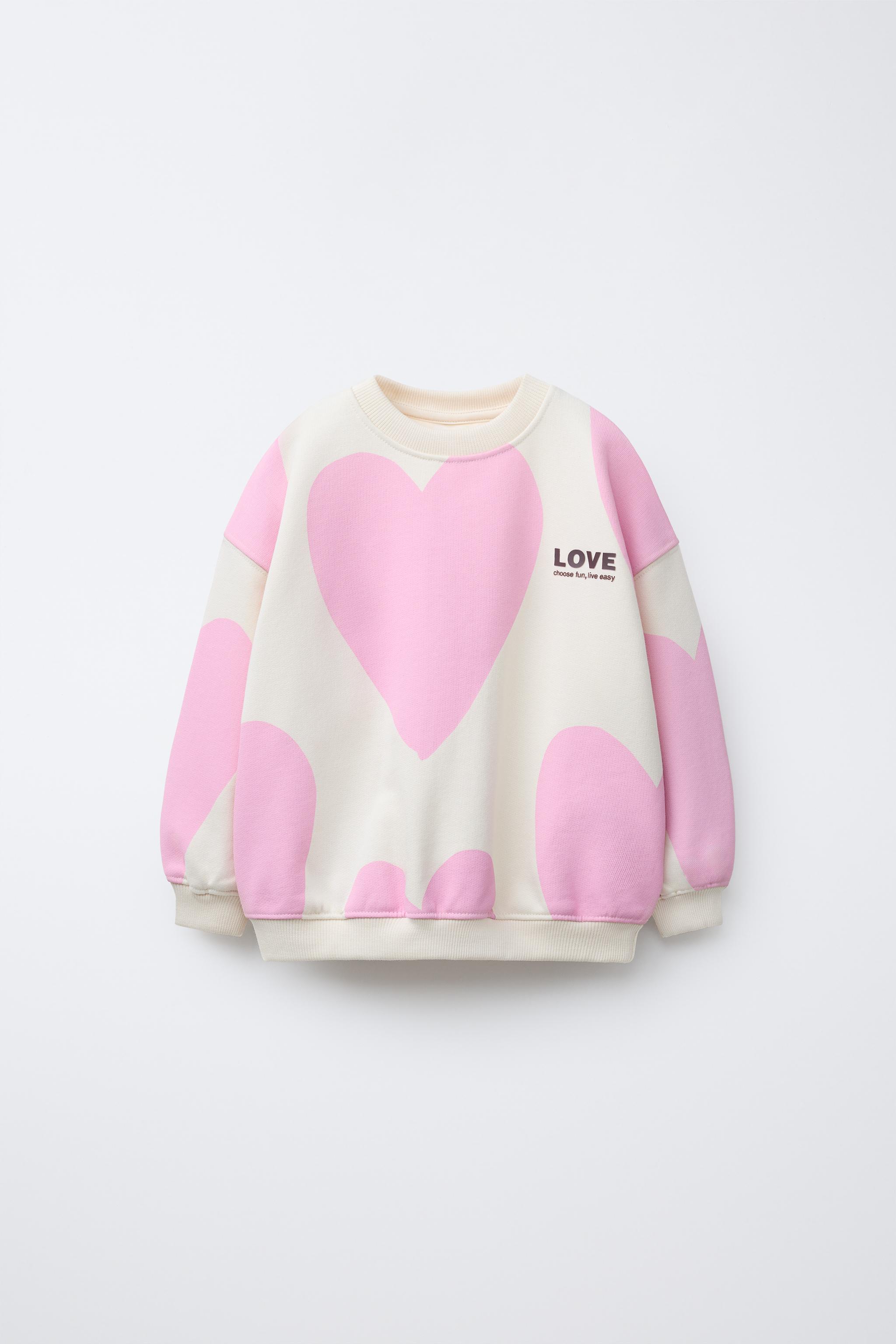 はっぴー PRINTED SWEATSHIRT - Ecru | ZARA United States