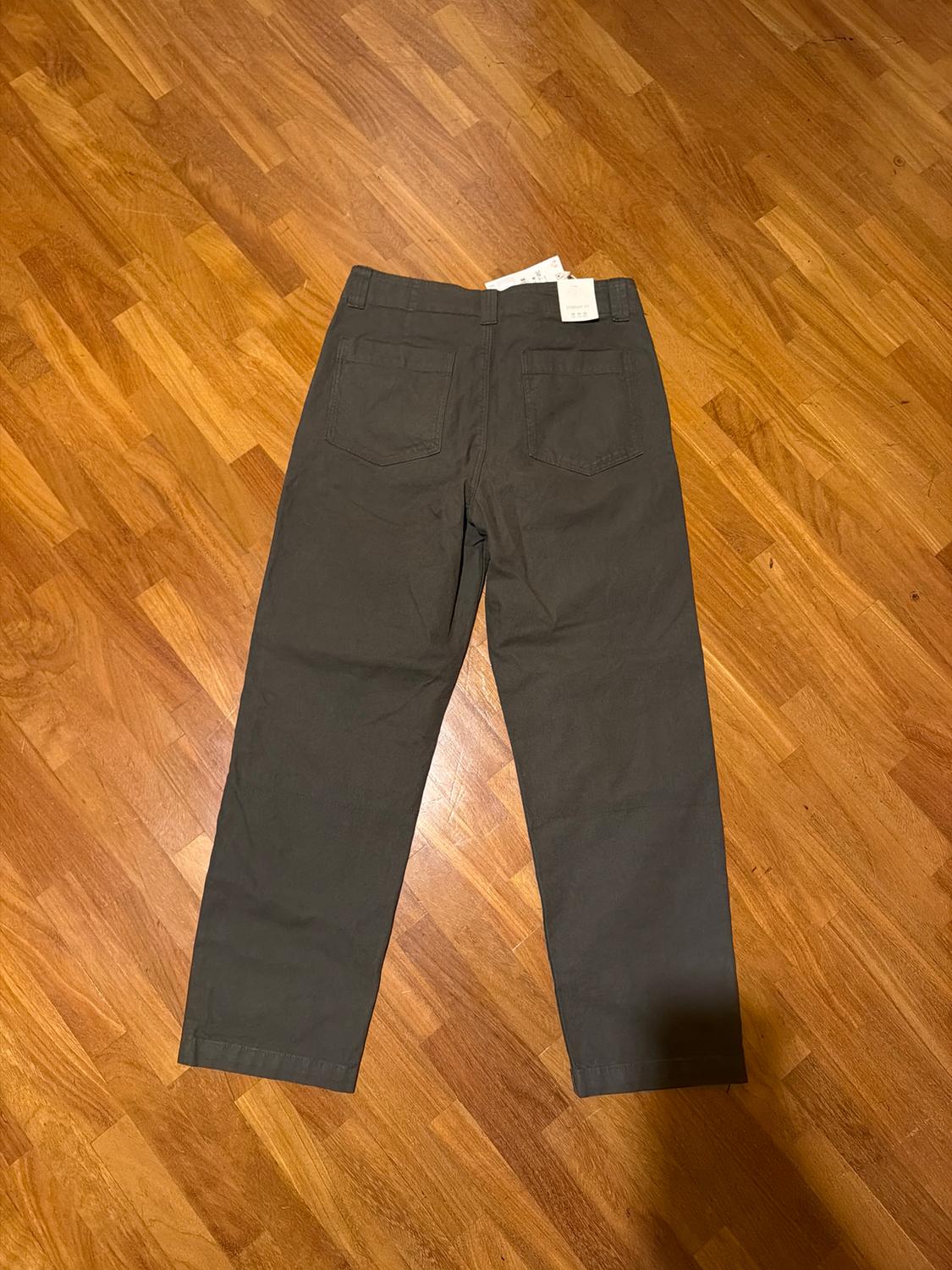 WASHED STRAIGHT-LEG TROUSERS - Image 2