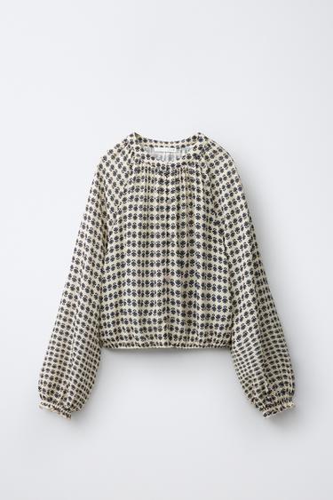 BLUSA ESTAMPADA - Cru da Zara