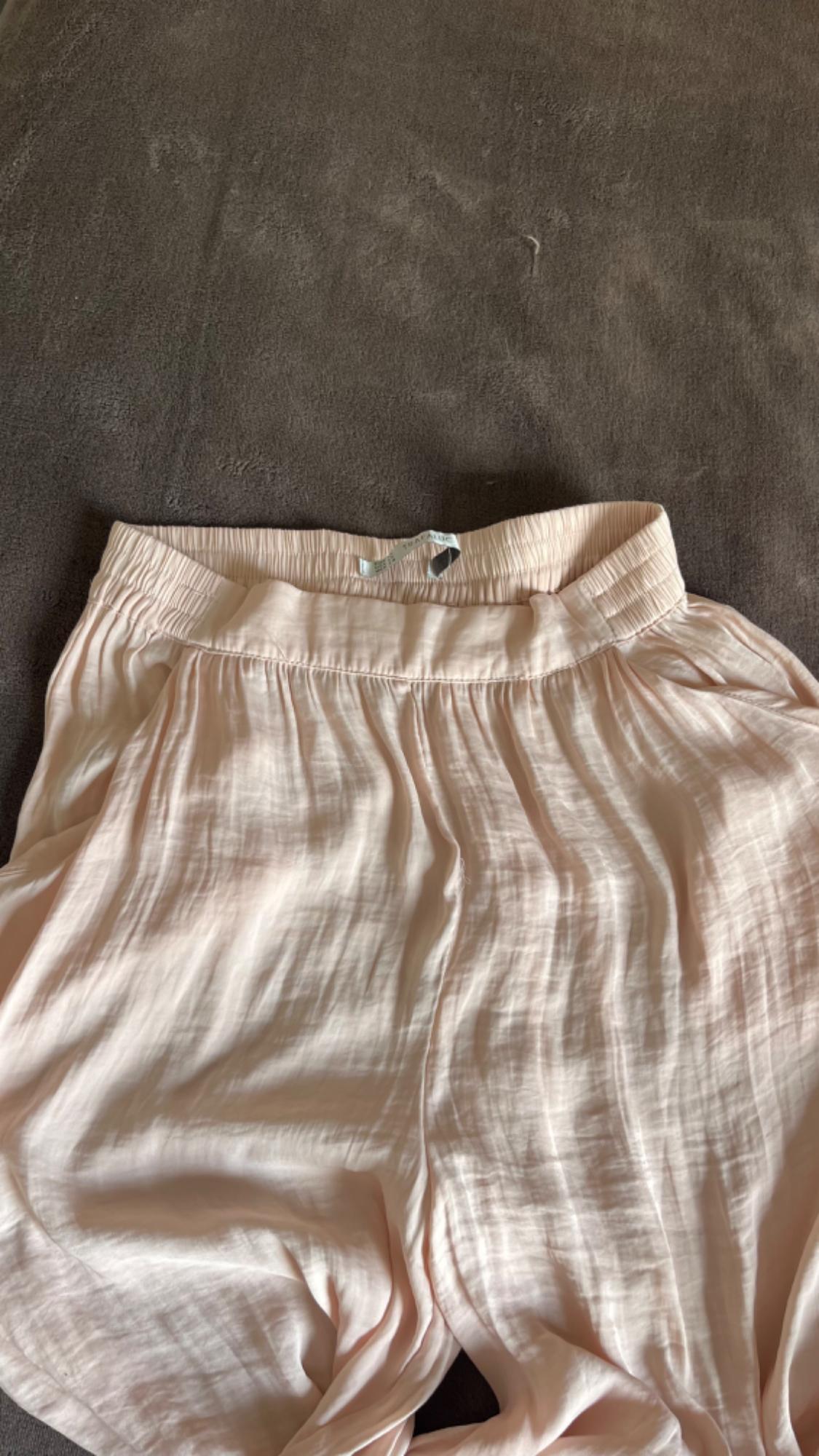 PANTALON FLUIDE ROSE CLAIR - Image 4