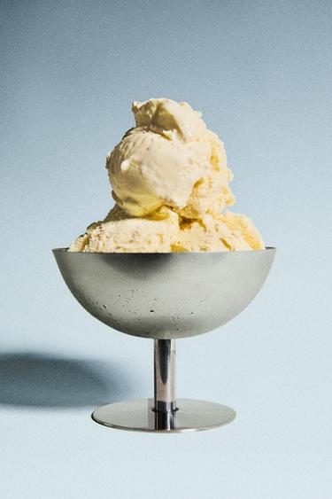 SHINY METAL ICE-CREAM CUP - Silver by Zara