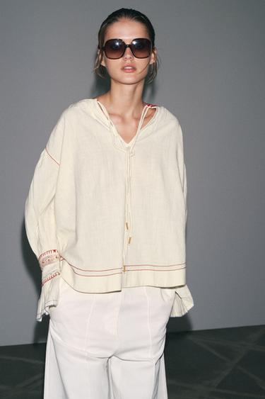 Product image - Ecru / Maroon by Zara