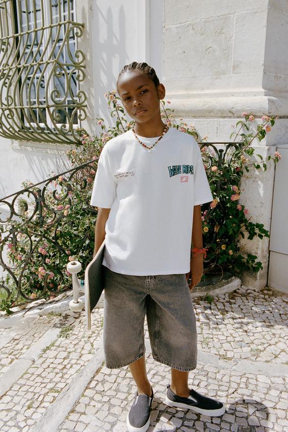 PLAYERA ESTAMPADA - Blanco de Zara - Imagen 0