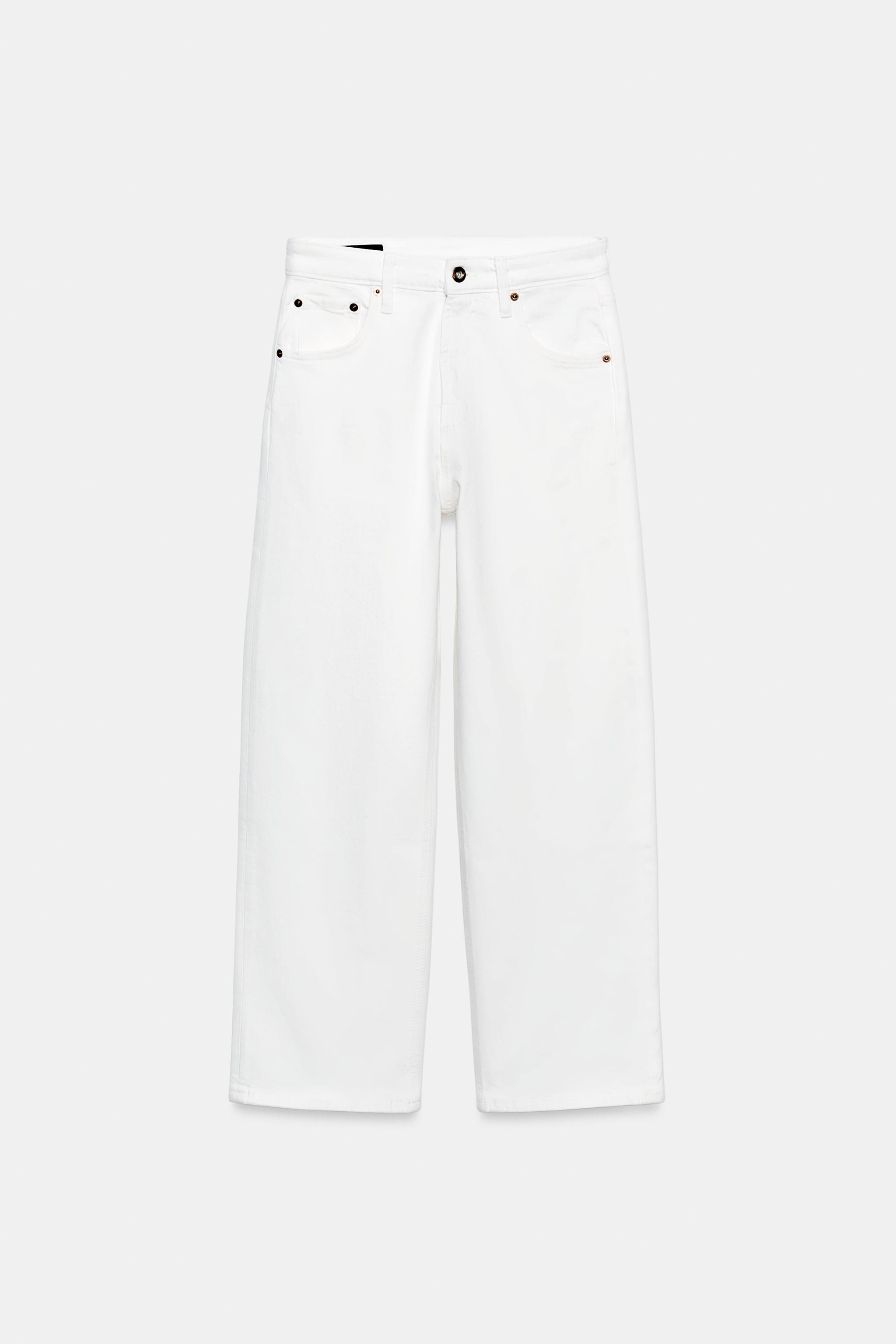 Zara Z1975 YÜKSEK BEL STRAIGHT JEAN görsel 8