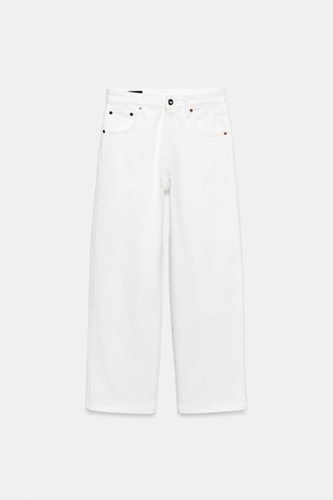 JEANS Z1975 STRAIGHT HIGH-WAIST - White by Zara - Image 0