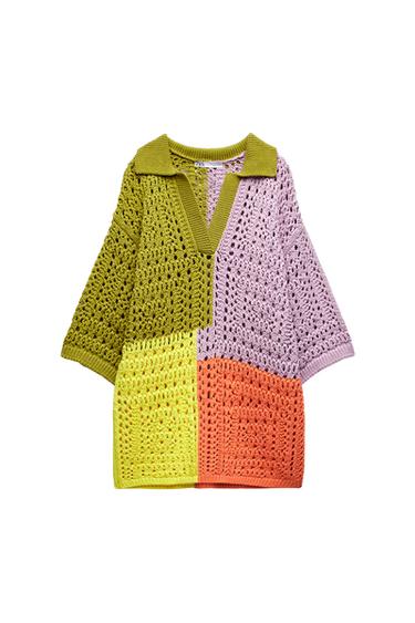 OVERSIZE POLO SWEATER