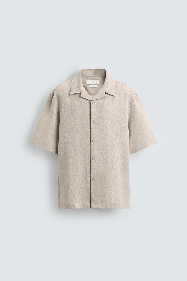 100% LINEN RELAXED FIT SHIRT