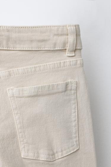 STUDDED FLARE TROUSERS - camel by Zara - Image 3