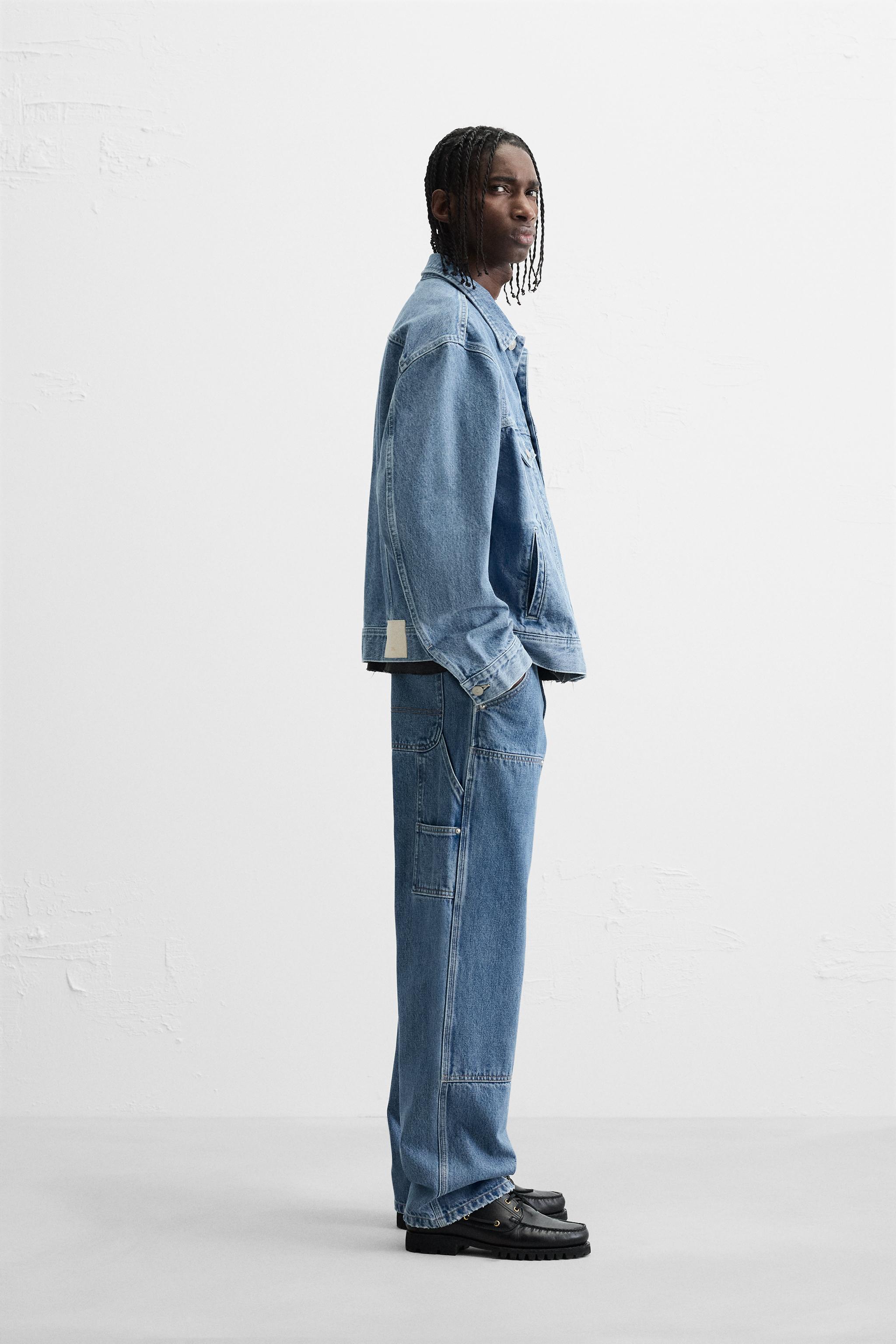 JEANS STRAIGHT FIT CARPINTERO - ブラック | ZARA Japan / 日本