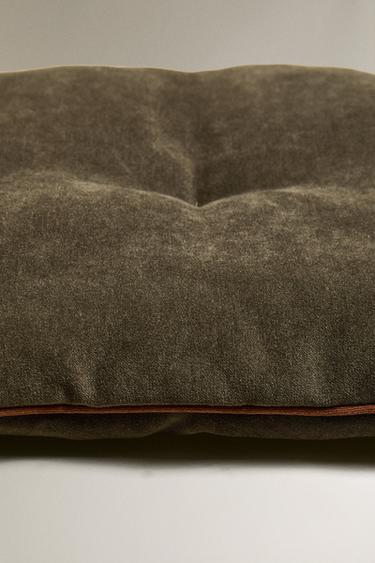 SEAT CUSHION WITH PIPING - Anthracite grey by Zara - Image 2