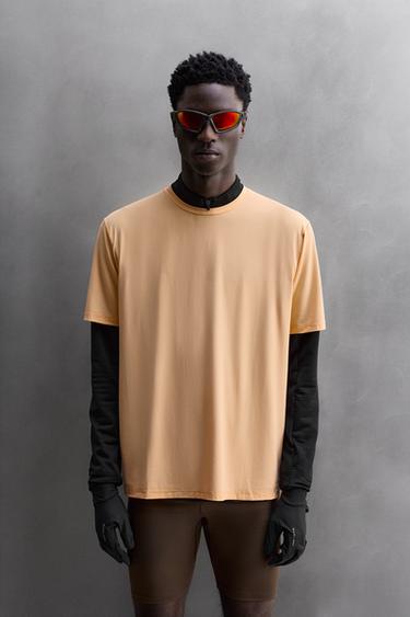 SHORT SLEEVE RUNNING T-SHIRT - Orange by Zara