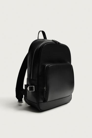 BUCKLED BACKPACK — Black 2