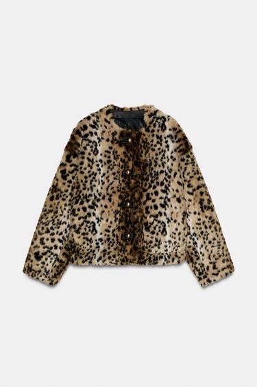 ZW COLLECTION ANIMAL PRINT JACKET - Leopard by Zara