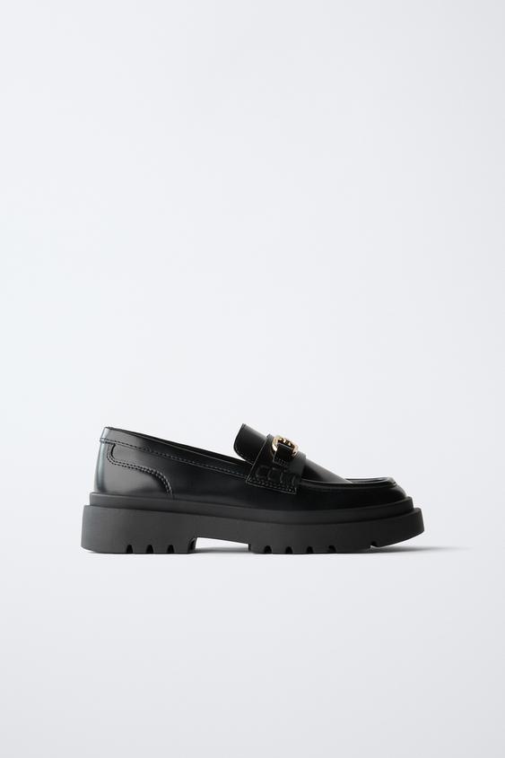 BUCKLED LOAFERS - Black by Zara - Image 0
