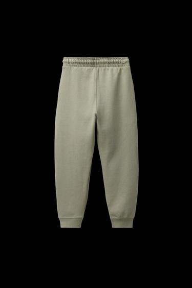 Zara SPORTY JOGGER PANTS - Gray green
