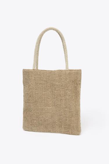 SHOPPER BAG - Light beige by Zara - Image 2