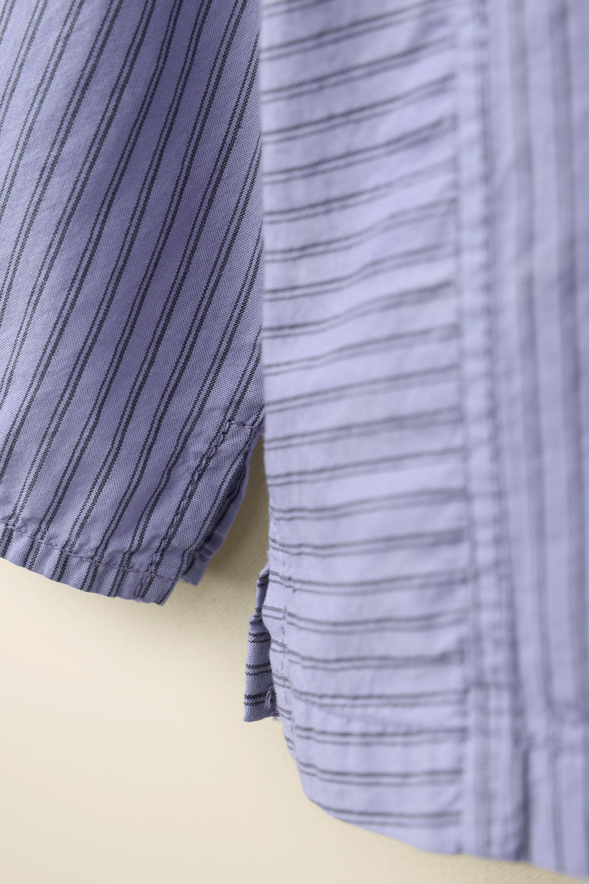 Детские рубашки Zara STRIPED SHIRT CREATED BY CARAMEL LONDON X — фото 4