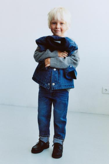 JEANS STRAIGHT FIT - Azul medio de Zara