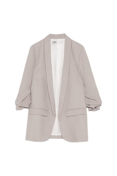 LINEN BLAZER WITH POCKETS
