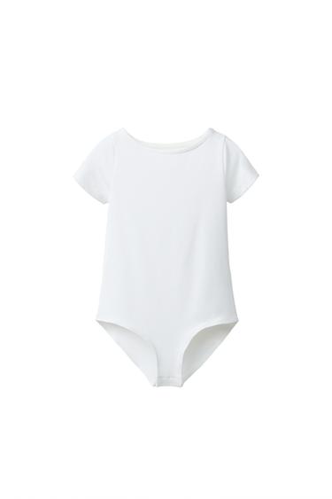 POLYAMIDE BODYSUIT - White by Zara