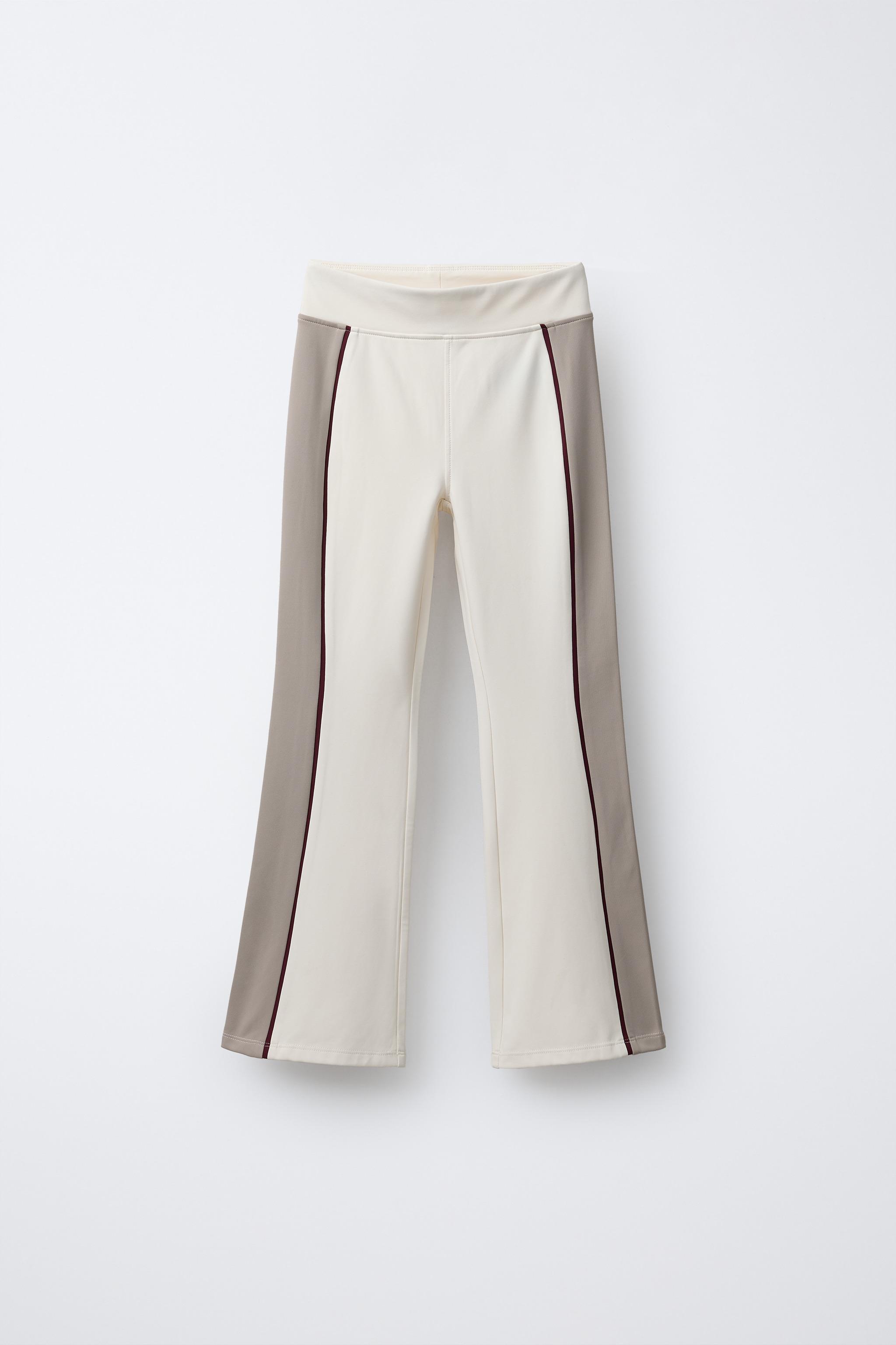 SKI COLLECTION THERMAL FLARE PANTS - Ecru | ZARA United States