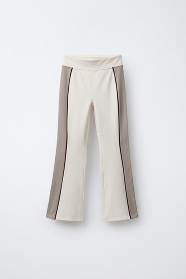 THERMISCHE FLARE BROEK SKI COLLECTIE - Ecru van Zara - Afbeelding 0