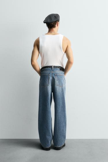 RELAXED STRAIGHT-LEG LIMITED EDITION JEANS - Blue by Zara - Image 2