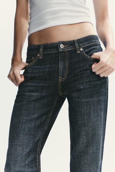 JEAN TRF DROIT TAILLE BASSE - Bleu marine de Zara - Image 2