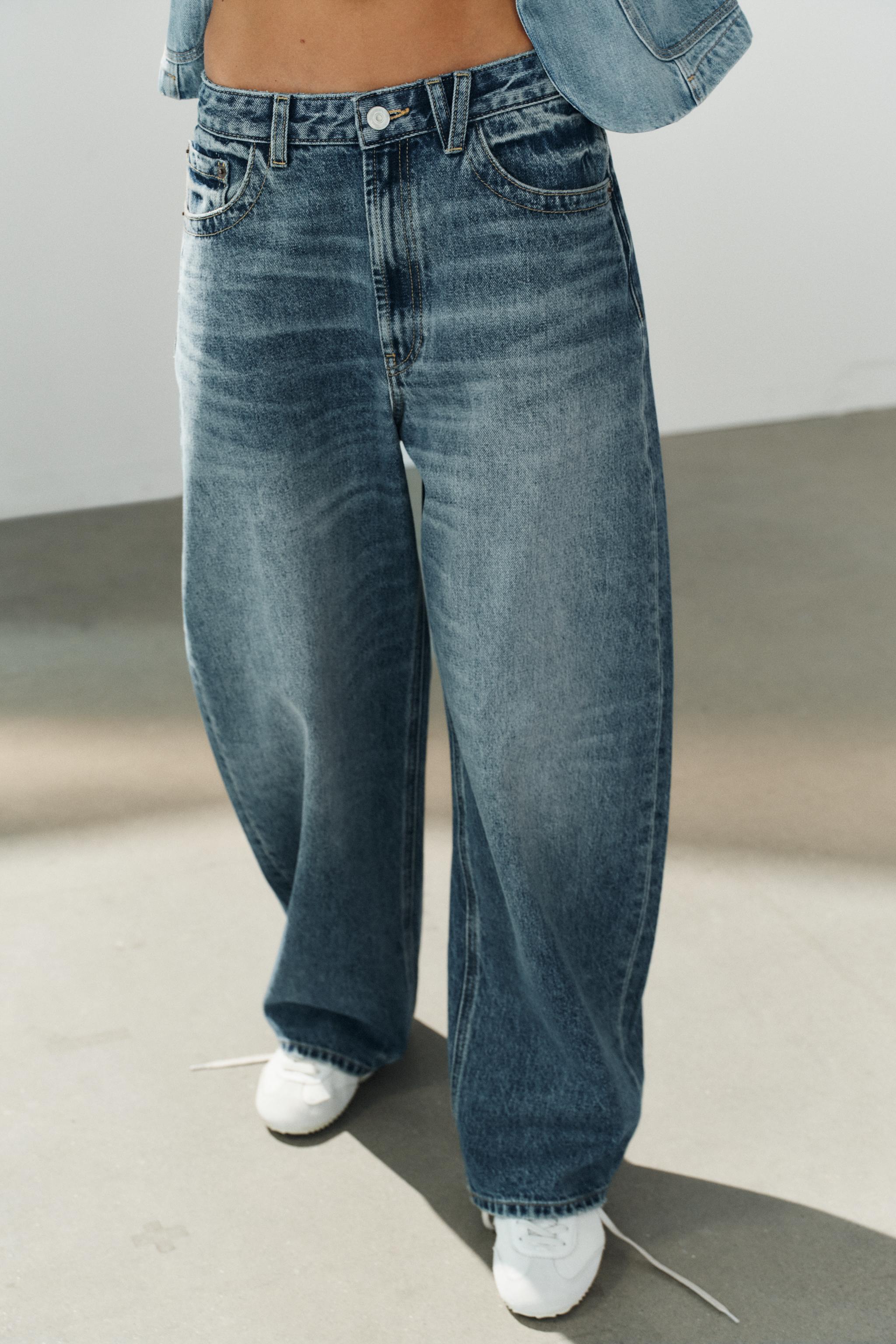 TRF MID-RISE BAGGY JEANS