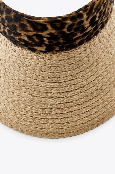 VISIÈRE FOULARD IMPRIMÉ ANIMALIER - Leopard de Zara - Image 1