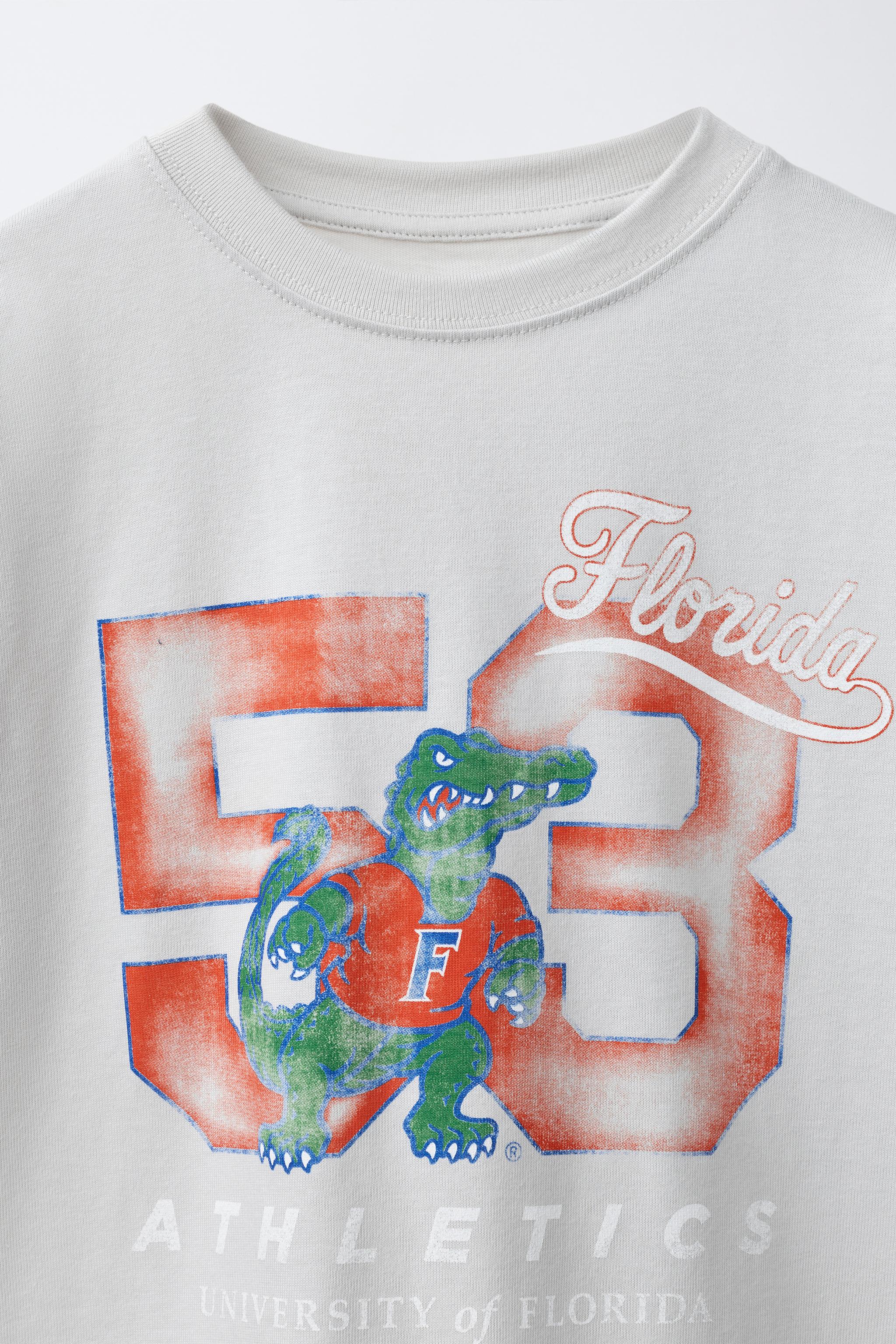Детские футболки Zara GATORS UNIVERSITY OF FLORIDA® PRINTED T-SHIRT — фото 5