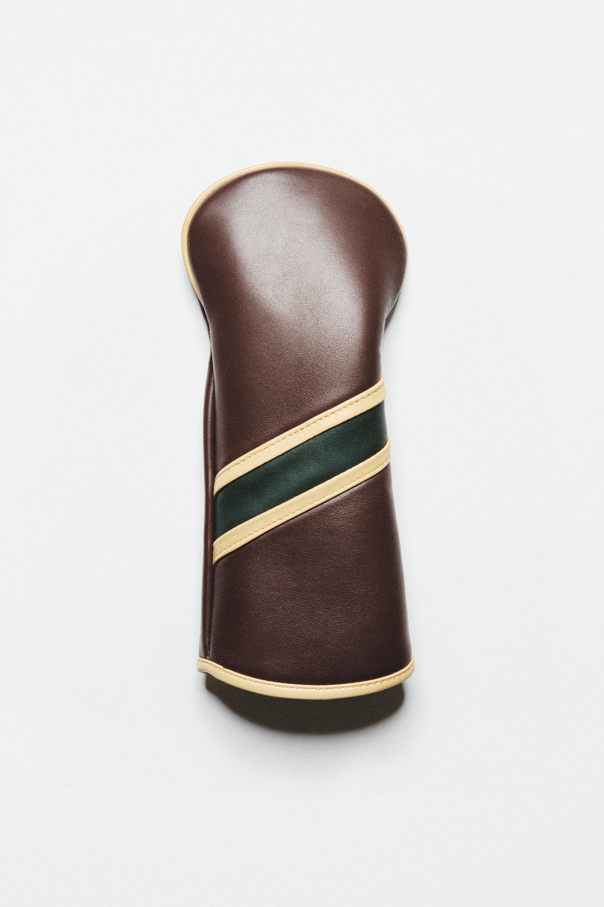 LEATHER FAIRWAY WOOD GOLF CLUB COVER