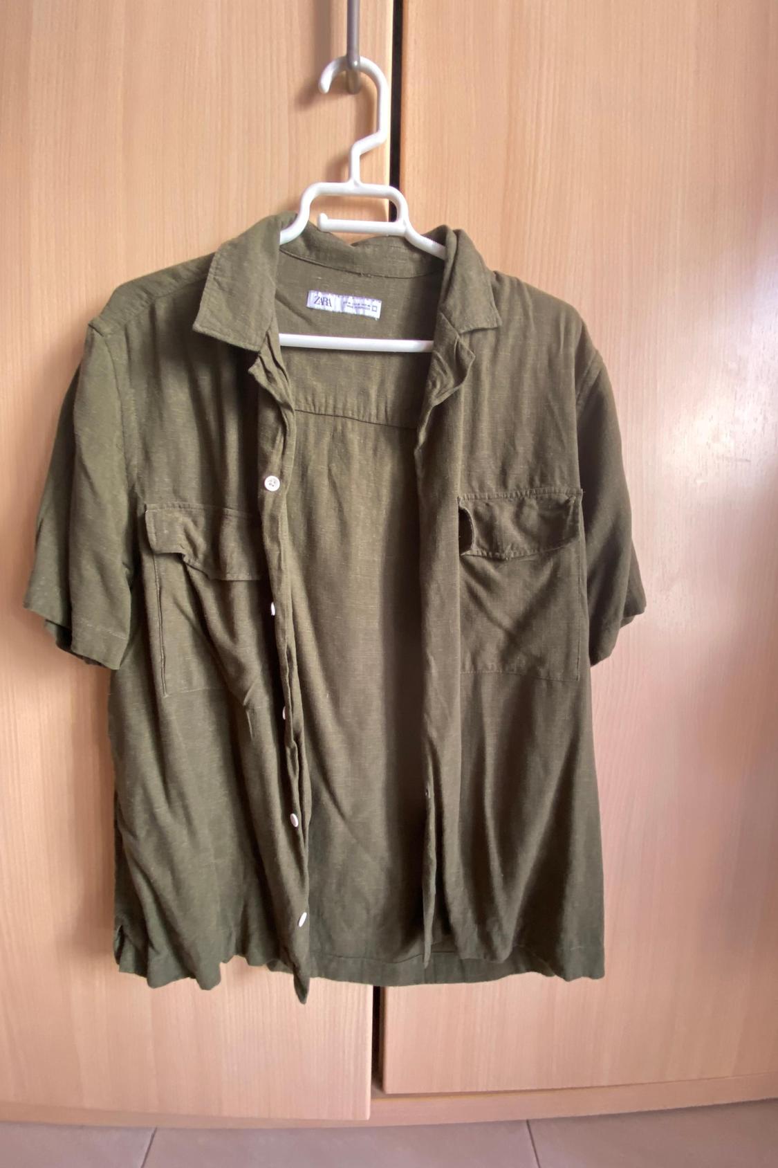 VISCOSE/LINEN BLEND SHIRT - Image 3