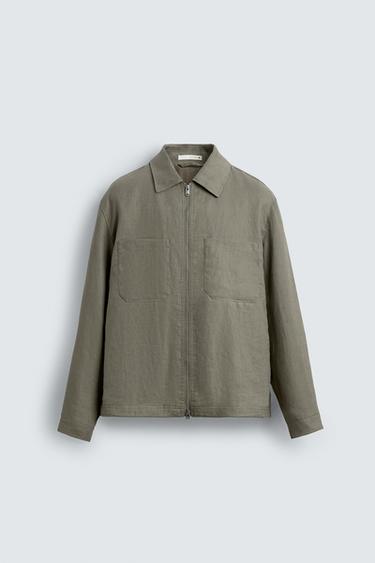 СЫДЫРМАЛЫ 100% ЗЫҒЫР СЫРТ ЖЕЙДЕ - Ашық сарғыш Zara компаниясынан