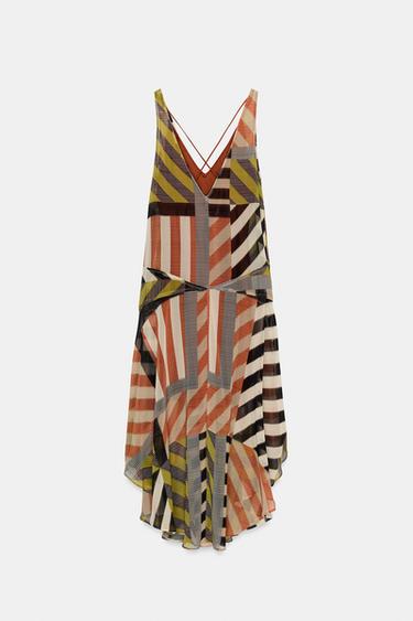 ROBE IMPRIMÉE PATCHWORK - Multicolore de Zara - Image 7
