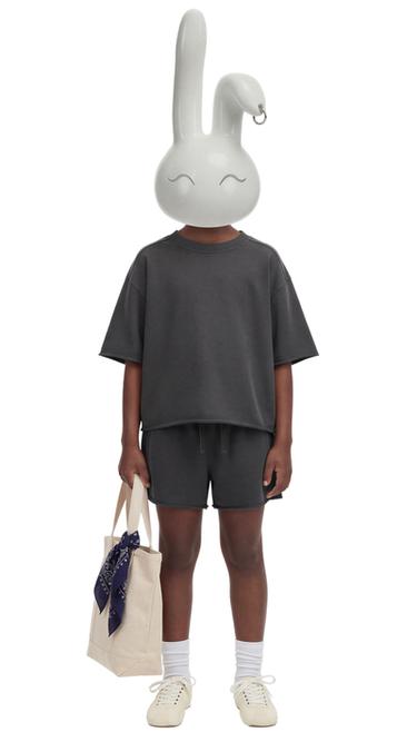 SAMARRETA JOGGING EFECTE RENTAT - Gris fosc de Zara