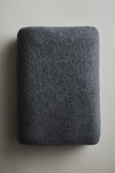 KNIT THROW - Blue by Zara - Image 4