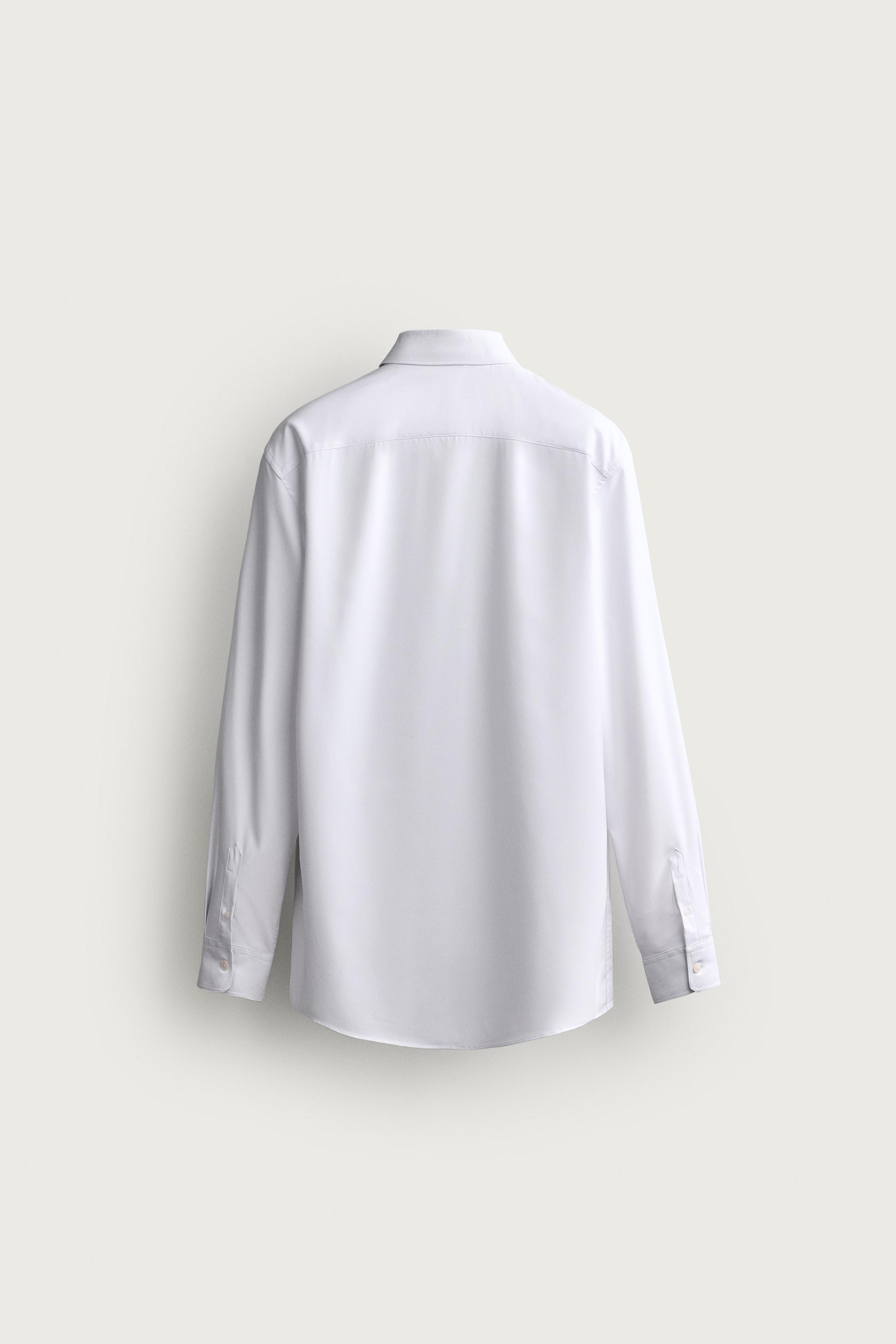 SLIM FIT SHIRT — White (alternate view)