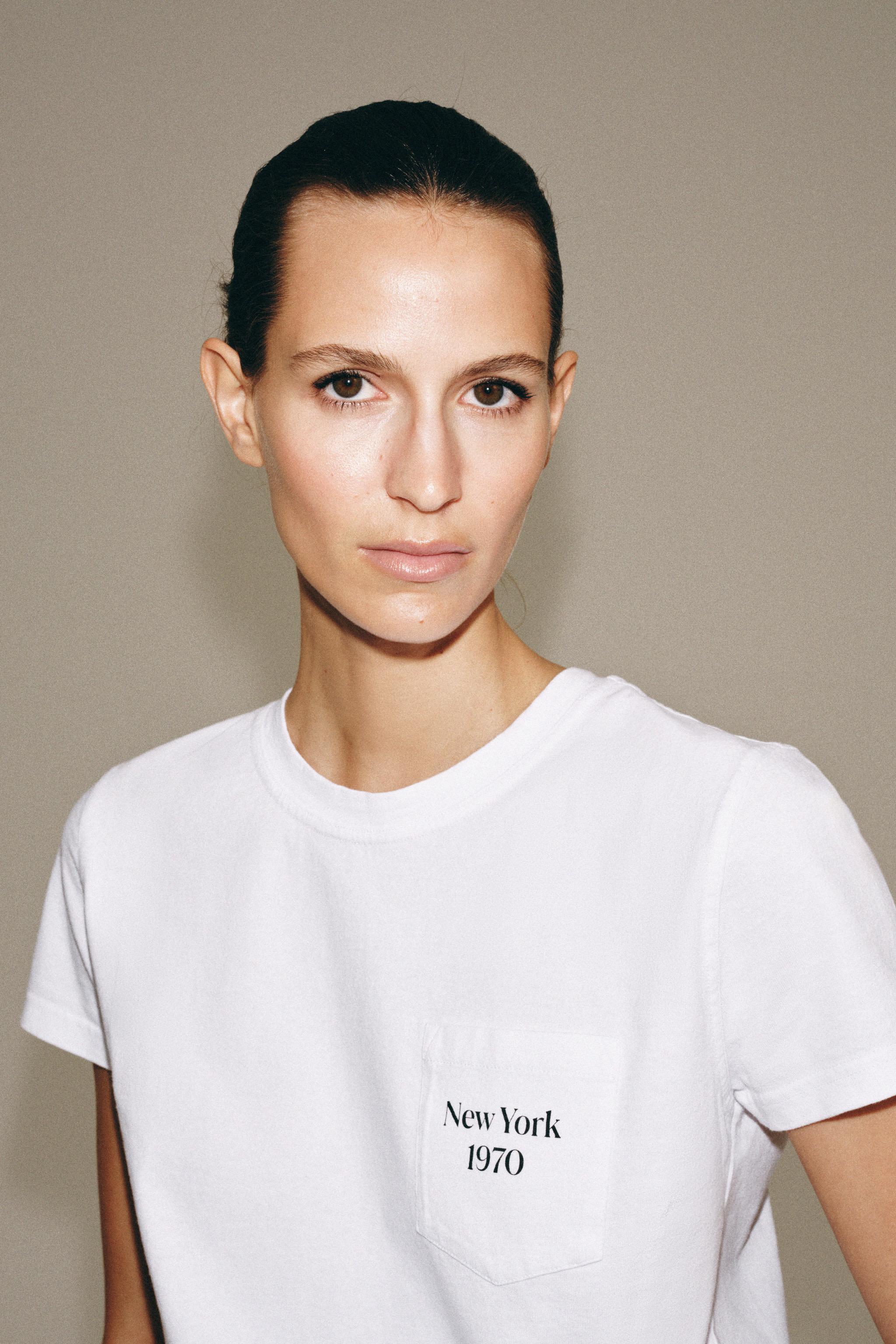 Женские футболки Zara MESSAGE POCKET T-SHIRT — фото 4