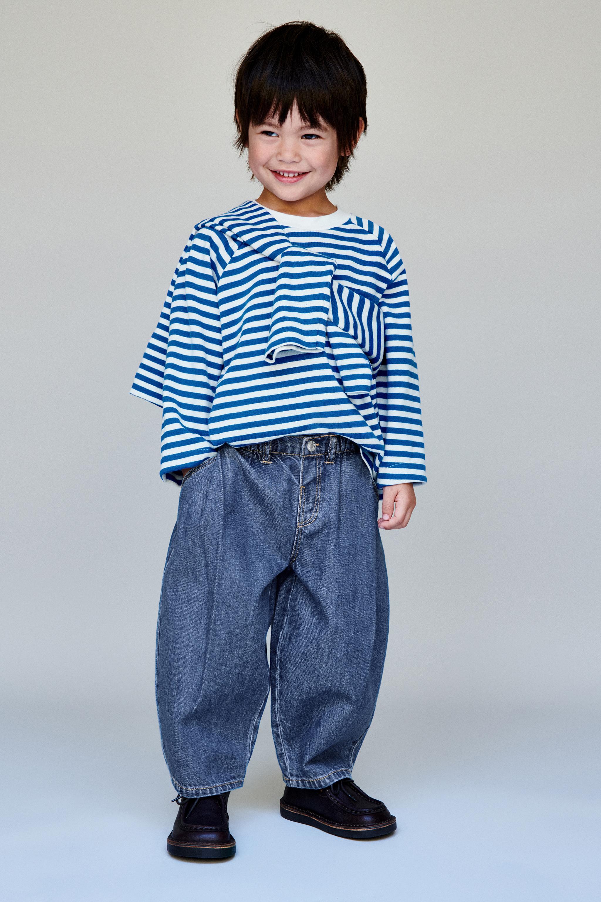 バルーンデニムパンツ - ブルー/インディゴ | ZARA Japan / 日本