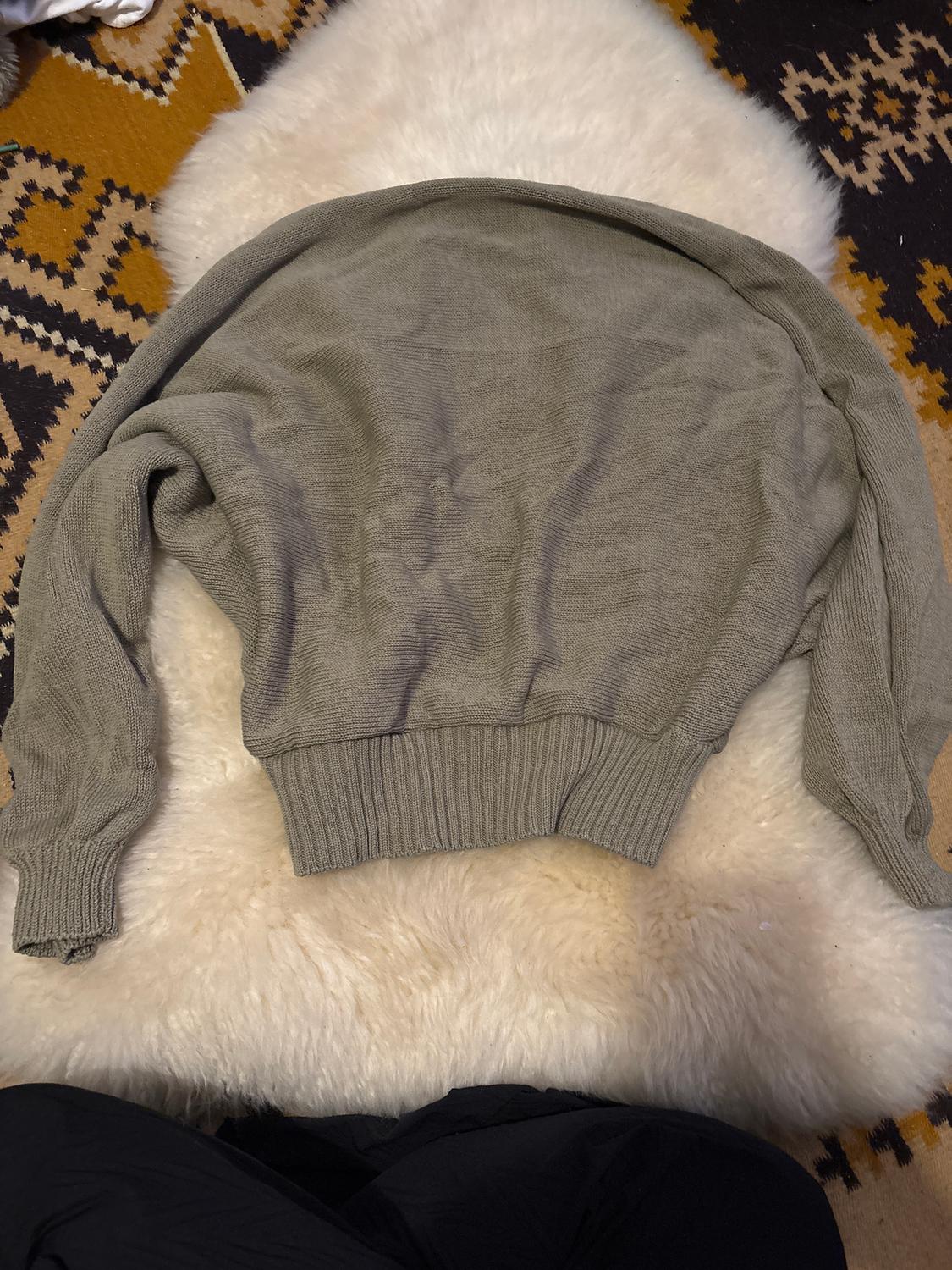 RIBBED KNIT BOMBER JACKET - Image 2