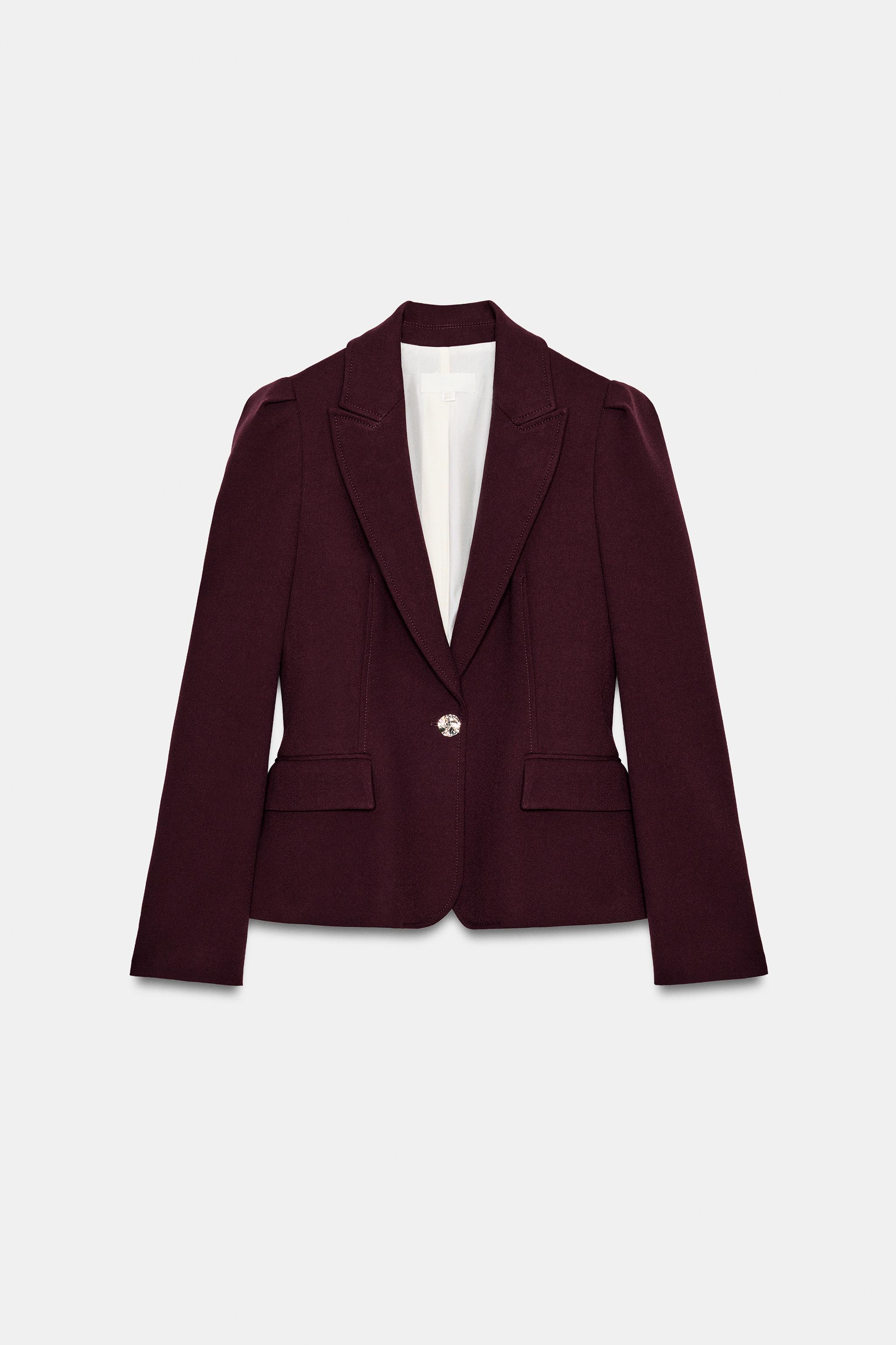 TAILORED BLAZER WITH PRONOUNCED SHOULDERS