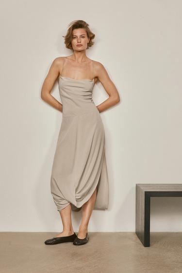 Zara 100% silk slip dress - LIMITED EDITION - Ash - Image 0