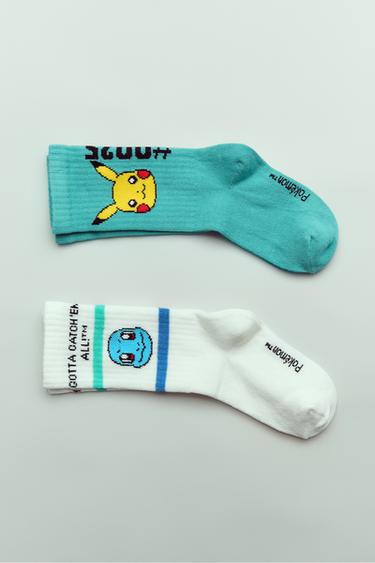 PAQUETE DOS CALCETINES PIKACHU POKÉMON ™ - Verdoso de Zara
