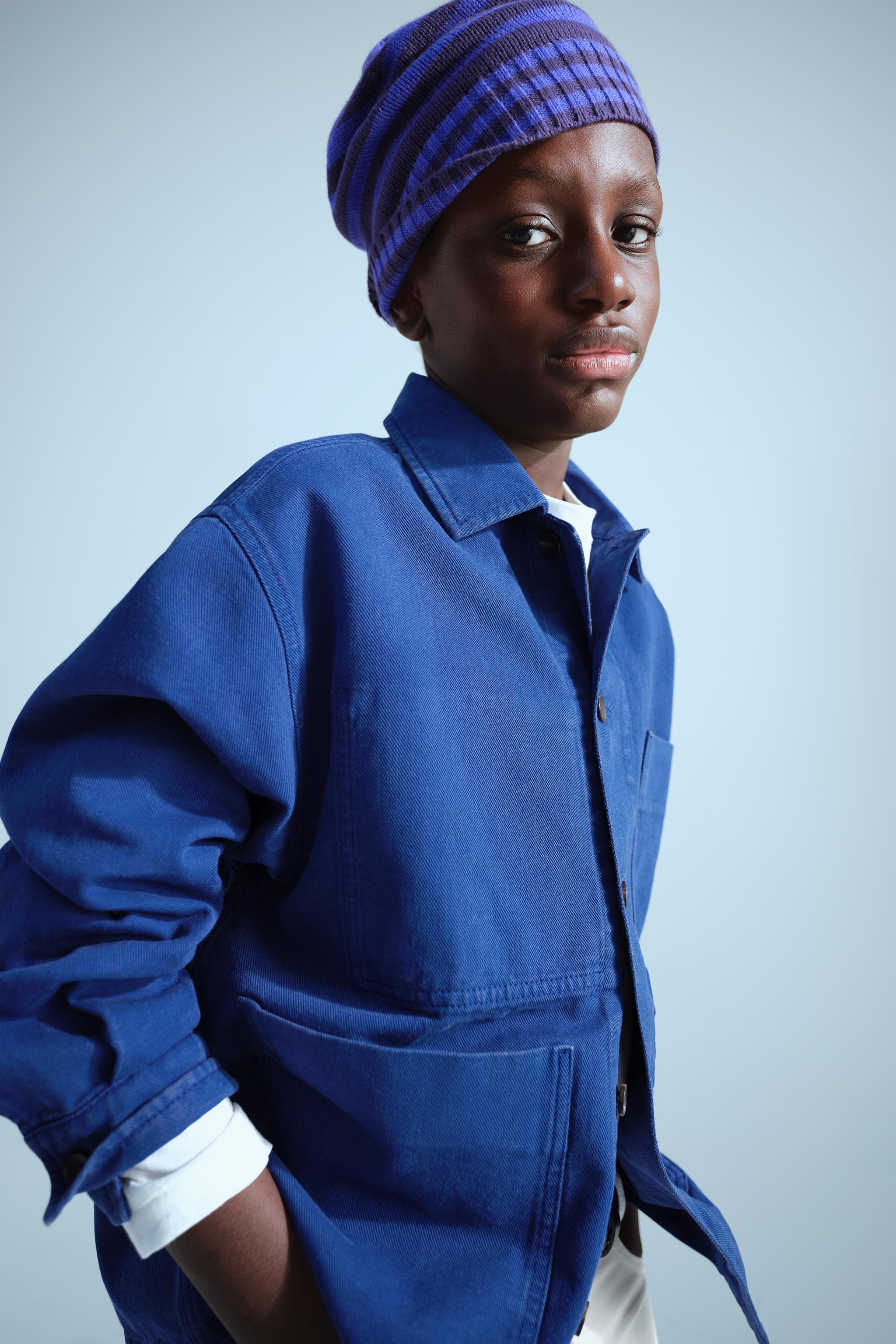 BONNET EN MAILLE À RAYURES 0FR. PARIS X ZARA