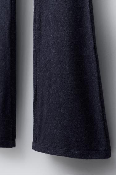 PANTALON ÉVASÉ SOFT TOUCH - Bleu de Zara - Image 3